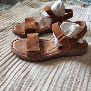 Born suede sandals, size 8.
